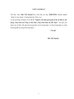 Luận văn thạc sĩ Quản lý xây dựng: Nghiên cứu hiệu quả quản lý dự án đầu tư xây dựng công trình tại công ty khai thác công trình thủy lợi Bắc Kạn