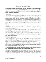 [FULL] ĐỀ CƯƠNG TƯ TƯỞNG HỒ CHÍ MINH