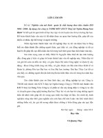 Luận văn thạc sĩ Quản lý xây dựng: Nghiên cứu mô hình quản lý chất lượng xây dựng theo tiêu chuẩn ISO 9001:2008. Áp dụng cho công ty trách nhiệm hữu hạn MTV KTCT thủy lợi Nghĩa Hưng, Nam Định