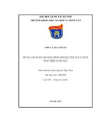 tiểu luận cuối kỳ đề tài xây dựng chương trình trợ giúp trẻ tự kỷ 3 tuổi phát triển ngôn ngữ