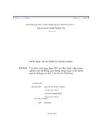 tìm hiểu việc ứng dụng its tại hàn quốc tập trung nghiên cứu hệ thống giao thông công cộng và hệ thống quản lý đường cao tốc liên hệ với việt nam