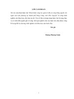 Luận văn thạc sĩ Quản lý Kinh tế: Hoàn thiện công tác quản lý đầu tư công bằng nguồn vốn ngân sách địa phương tại thành phố Sông Công, tỉnh Thái Nguyên