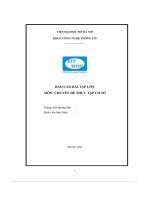 báo cáo bài tập lớn chuyên đề thực tập cơ sở đề bài cho biết các vị trí và công việc có thể làm sau khi tốt nghiệp đại học