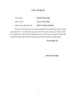 Luận văn thạc sĩ Kỹ thuật tài nguyên nước: Nghiên cứu cở sở khoa học và thực tiễn giải pháp tiêu thoát nước cho huyện Yên Phong, tỉnh Bắc Ninh để phát triển bền vững kinh tế - xã hội của huyện