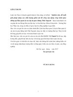 Luận văn thạc sĩ Quản lý xây dựng: Nghiên cứu, đề xuất giải pháp nâng cao chất lượng giám sát thi công xây dựng công trình giao thông tại Ban quản lý các dự án giao thông Thái Nguyên