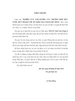 Luận văn thạc sĩ Xây dựng công trình thủy: Nghiên cứu ảnh hưởng của trường hợp mực nước rút nhanh tới ổn định mái ngoài đê sông