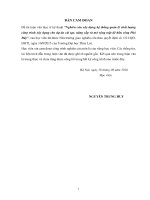 Luận văn thạc sĩ Quản lý xây dựng: Nghiên cứu xây dựng hệ thống quản lý chất lượng công trình xây dựng cho dự án cải tạo, nâng cấp và mở rộng mặt đê hữu sông Phó Đáy