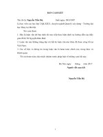 Luận văn thạc sĩ Kinh tế Tài nguyên thiên nhiên và Môi trường: Nghiên cứu đề xuất giải pháp nâng cao công tác quản lí chất lượng công trình xây dựng tại công ty TNHH MTV KTCTTL Bắc Đuống