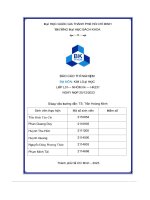 báo cáo thí nghiệm bộ môn kim loại học