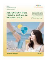 tiểu luận truyền thông đa phương tiện thương hiệu innisfree