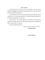 Luận văn thạc sĩ Quản lý xây dựng: Nghiên cứu lựa chọn tiến độ thi công hợp lý trong xây dựng thủy lợi. Ứng dụng cho công trình hồ chứa nước Đồng Mỏ