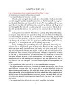 đề cương triết học