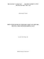 Luận văn thạc sĩ Xây dựng công trình thủy: Phân tích, đánh giá thấm qua đập vật liệu địa phương theo mô hình không gian