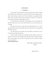 Luận văn thạc sĩ Xây dựng công trình thủy: Nghiên cứu giải pháp công trình đảm bảo an toàn cho đê biển tỉnh Nam Định chịu tác động của triều cường và gió bão cấp 10