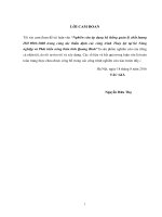 Luận văn thạc sĩ Quản lý xây dựng: Nghiên cứu áp dụng hệ thống quản lý chất lượng ISO 9001:2008 trong công tác thẩm định các công trình thủy lợi tại Sở Nông nghiệp và Phát triển nông thôn tỉnh Quảng Bình