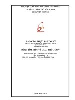 Đề tài TÌM HIỂU VỀ GIAO THỨC OSPF