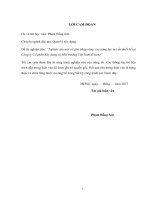 Luận văn thạc sĩ Quản lý xây dựng: Nghiên cứu một số giải pháp nâng cao năng lực tư vấn thiết kế tại Công ty Cổ phần Xây dựng và Môi trường Việt Nam (Vicen)