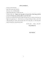 Luận văn thạc sĩ Kỹ thuật cơ sở hạ tầng: Nghiên cứu công nghệ xử lý nước thải có hàm lượng chất hữu cơ cao cho nhà máy sản xuất thực phẩm ACECOOK Việt Nam