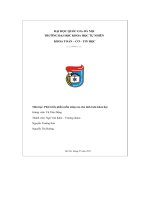 môn học phát triển phần mềm nâng cao cho tính toán khoa học