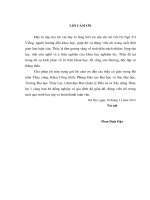 Luận văn thạc sĩ Xây dựng công trình thủy: Nghiên cứu mặt cắt hợp lý của đập tràn hồ chứa nước Bản Mòng - Sơn La