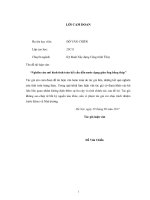 Luận văn thạc sĩ Xây dựng công trình thủy: Nghiên cứu mô hình tính toán kết cấu dẫn nước dạng giàn ống bằng thép