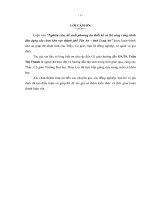 Luận văn thạc sĩ Địa kỹ thuật xây dựng: Nghiên cứu đề xuất phương án thiết kế và thi công công trình dân dụng xây chen khu vực thành phố Tân An - tỉnh Long An