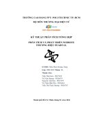 tiểu luận kỹ thuật phân tích tổng hợpphân tích và phát triển website thương hiệu feartal