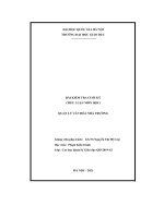 bài kiểm tra cuối kỳ tiểu luận môn học quản lý văn hóa nhà trường