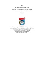 báo cáo tham quan bảo tàng thiên nhiên việt nam 18a hoàng quốc việt cầu giấy hà nội