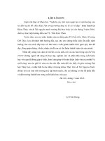 Luận văn thạc sĩ Thủy văn học: Nghiên cứu tính toán ngập lụt và ảnh hưởng của nó đến hạ du hồ chứa Khe Tân trong trường hợp xả lũ và vỡ đập