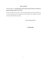 Luận văn thạc sĩ Quản lý xây dựng: Giải pháp tăng cường công tác quản lý nhà nước về trật tự xây dựng trên địa bàn quận Nam Từ Liêm