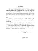 Luận văn thạc sĩ Địa kỹ thuật xây dựng: Nghiên cứu ảnh hưởng mức độ xáo trộn đất khi dùng bấc thấm để thoát nước đất nền trong xây dựng công trình trên nền đất yếu