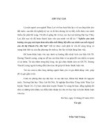 Luận văn thạc sĩ Quy hoạch và quản lý tài nguyên nước: Nghiên cứu ảnh hưởng của quy mô trạm bơm tiêu đầu mối Đông Mỹ đến cao trình san nền hợp lý cho đô thị Thanh Trì