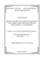 Luận Văn Hiệu Quả Huy Động Vốn Cá Nhân Tại Ngân Hàng Nông Nghiệp Và Phát Triển Nông Thôn Chi Nhánh Nghi Sơn - Nam Thanh Hóa.pdf