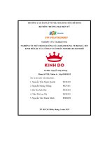 tiểu luận nghiên cứu mức độ hài lòng của khách hàng về bộ quà tếtkinh đô lộc của công ty cổ phần mondelez kinh đô