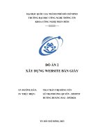 đồ án 2 xây dựng website bán giày