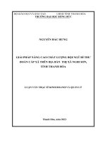 Luận Văn Giải Pháp Nâng Cao Chất Lượng Đội Ngũ Bí Thư Đoàn Cấp Xã Trên Địa Bàn Thị Xã Nghi Sơn, Tỉnh Thanh Hóa.pdf
