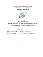 đồ án 2 thiết kế và xây dựng hệ thống với netcore cho cho ứng dụng tư vấn thực phẩm chức năng