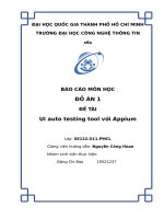 đồ án 1 ui auto testing tool với appium