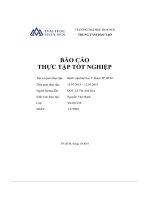 báo cáo thực tập tốt nghiệp bệnh viện đại học y dược 2019