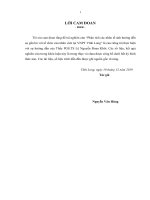 (Luận Văn Thạc Sĩ Quản Trị Kinh Doanh) Phân Tích Các Nhân Tố Ảnh Hưởng Đến Sự Gắn Bó Với Tổ Chức Của Nhân Viên Tại Vnpt Vĩnh Long