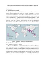 PROPOSAL ON MELIODOSIS SURVEILLANCE SYSTEM IN VIETNAM