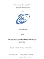 đồ án 2 xây dựng ứng dụng fastfood kết hợp tính năng gợi ý người dùng