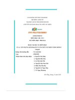 tiểu luận báo cáo dự án môn học đề tài xây dựng kế hoạch và tổ chức sự kiện cộng đồng chạm