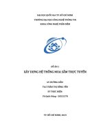 đồ án 1 xây dựng hệ thống mua sắm trực tuyến