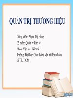 Chương 1   quản trị thương hiệu