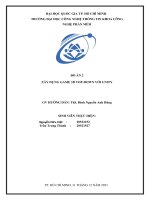 đồ án 2 xây dựng game 3d top down với unity