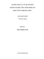 đồ án 1 phát hiện ô tô