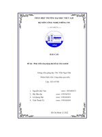 báo cáo đề tài phát triển ứng dụng đặt đồ ăn trên mobile