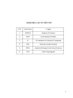 mô tả công việc của nhân viên thống kê